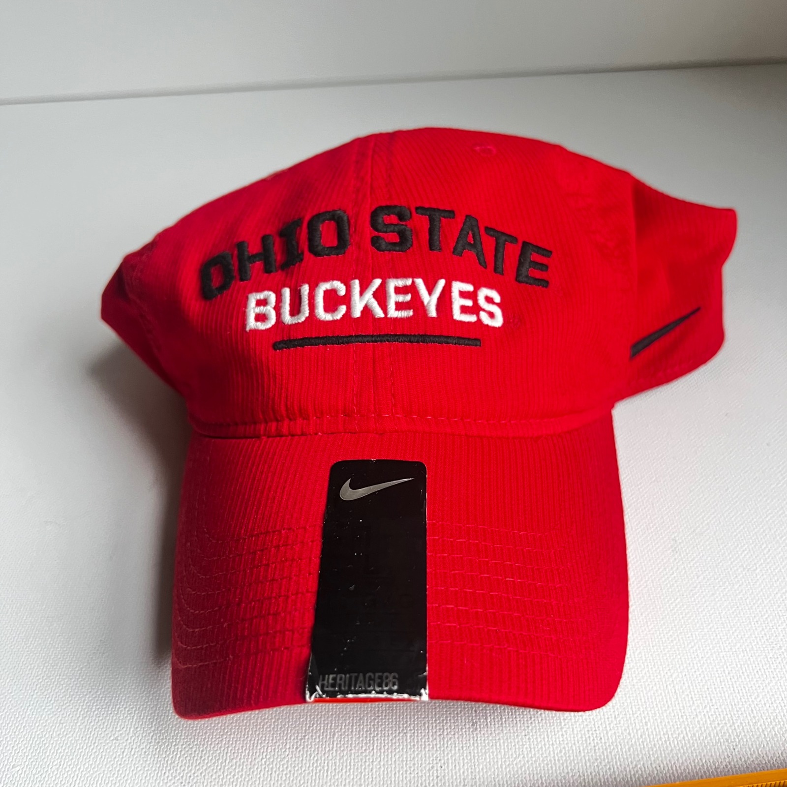 Nike Heritage86 Nike Ohio State Buckeyes Hat Red Adjustable Cap New